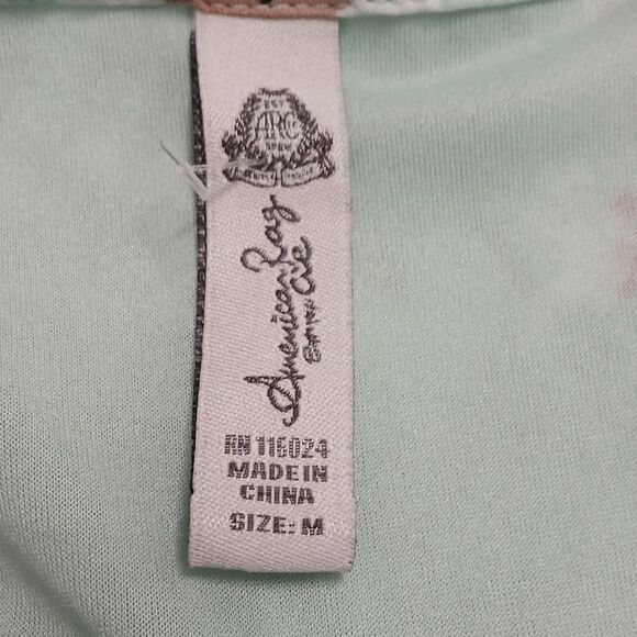 American Rag Cie  mint green floral print dress Sz M  NWOT - Picture 7 of 7